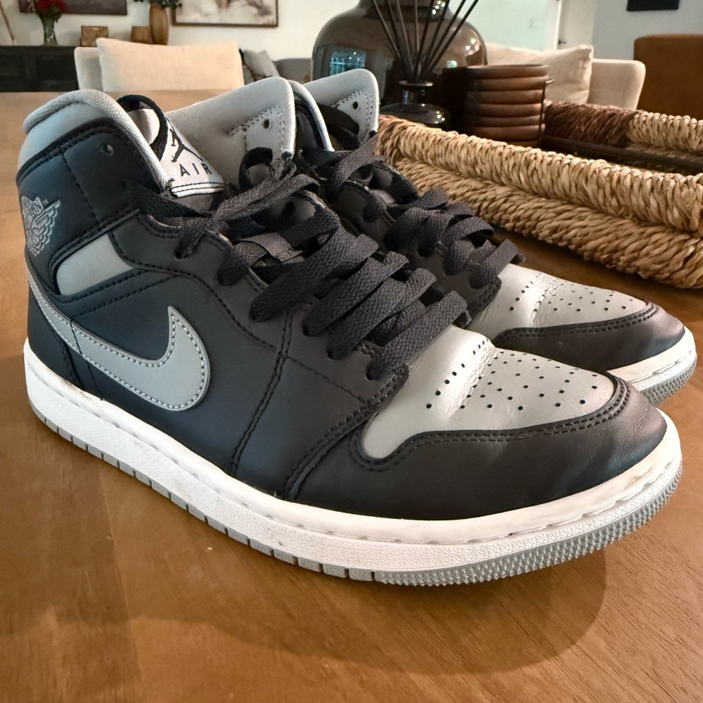 Nike Jordan Gray and Black Sneakers